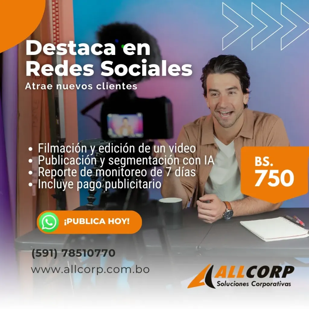 Filmación y edición de vídeo + Publicación + Pago